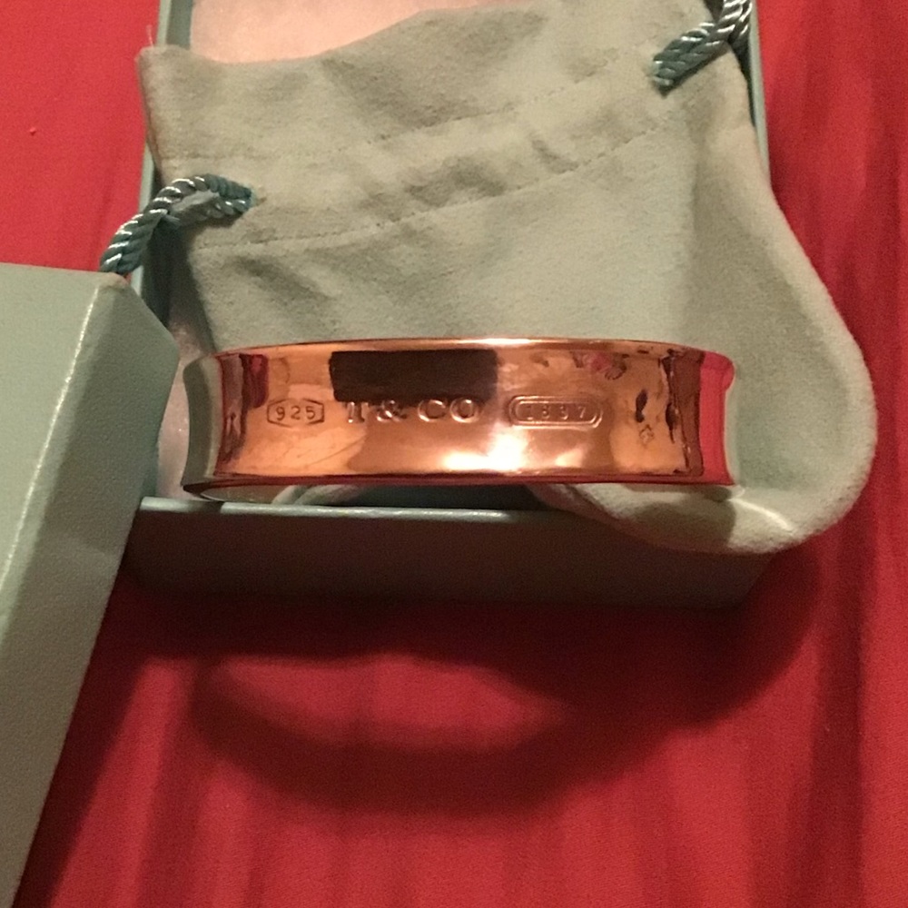 Authentic T&Co heavy full cuff bracelet